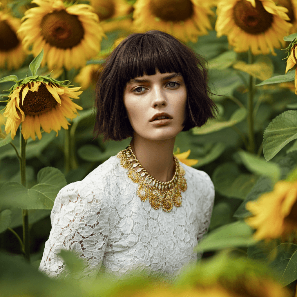 Woman In The Garden